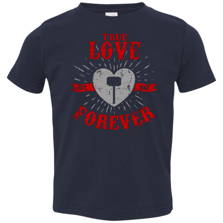 T-Shirts Navy / 2T True Love Forever God Thunder Toddler Premium T-Shirt