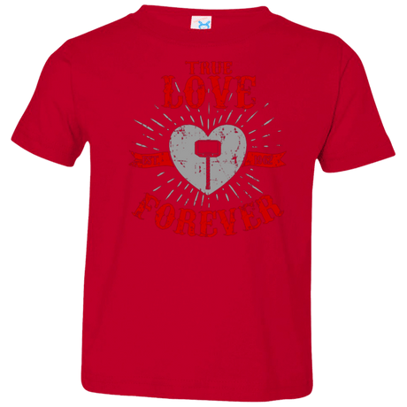 T-Shirts Red / 2T True Love Forever God Thunder Toddler Premium T-Shirt