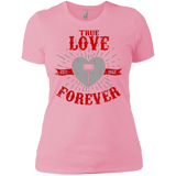 T-Shirts Light Pink / X-Small True Love Forever God Thunder Women's Premium T-Shirt