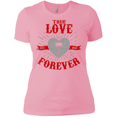 T-Shirts Light Pink / X-Small True Love Forever God Thunder Women's Premium T-Shirt