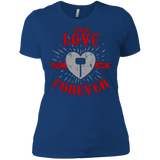 T-Shirts Royal / X-Small True Love Forever God Thunder Women's Premium T-Shirt