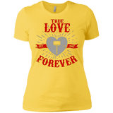 T-Shirts Vibrant Yellow / X-Small True Love Forever God Thunder Women's Premium T-Shirt