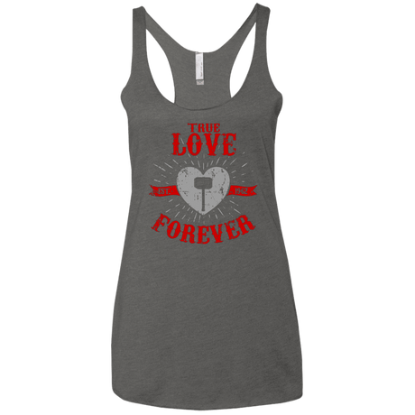 T-Shirts Premium Heather / X-Small True Love Forever God Thunder Women's Triblend Racerback Tank