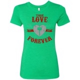 T-Shirts Envy / Small True Love Forever God Thunder Women's Triblend T-Shirt