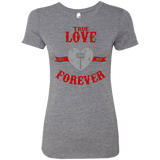 T-Shirts Premium Heather / Small True Love Forever God Thunder Women's Triblend T-Shirt