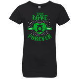 T-Shirts Black / YXS True Love Forever Lantern Girls Premium T-Shirt