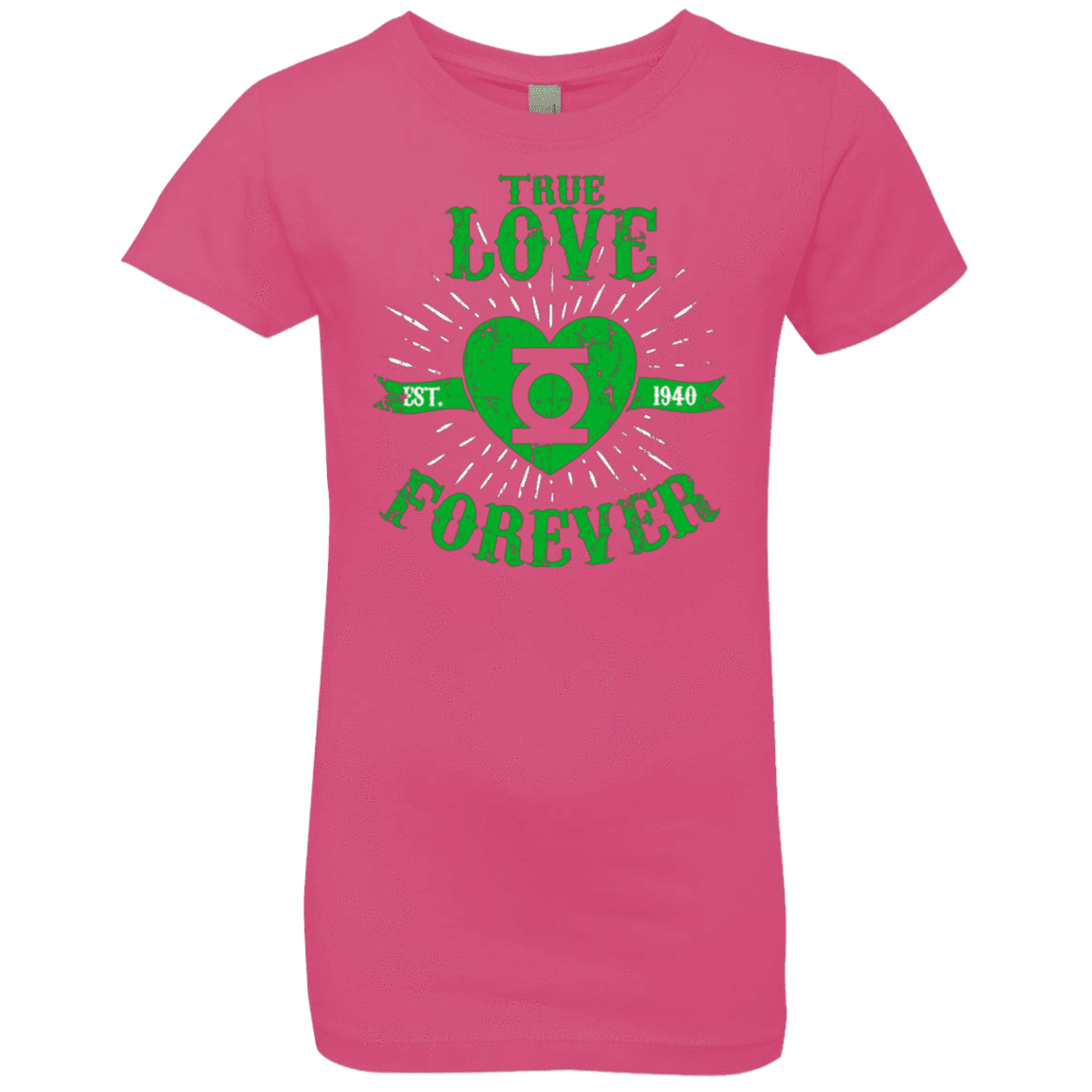 T-Shirts Hot Pink / YXS True Love Forever Lantern Girls Premium T-Shirt
