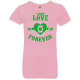 T-Shirts Light Pink / YXS True Love Forever Lantern Girls Premium T-Shirt