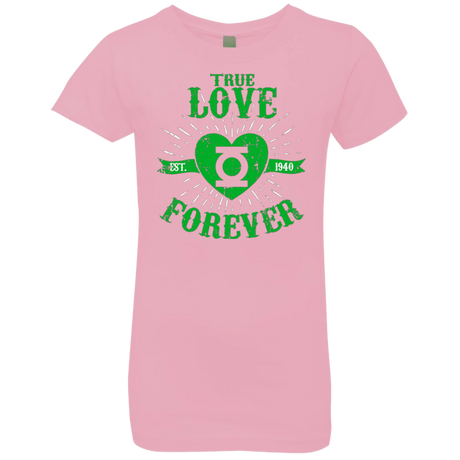 T-Shirts Light Pink / YXS True Love Forever Lantern Girls Premium T-Shirt