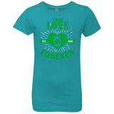 T-Shirts Tahiti Blue / YXS True Love Forever Lantern Girls Premium T-Shirt