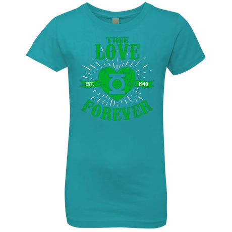 T-Shirts Tahiti Blue / YXS True Love Forever Lantern Girls Premium T-Shirt