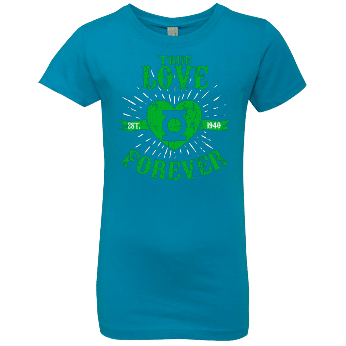 T-Shirts Turquoise / YXS True Love Forever Lantern Girls Premium T-Shirt