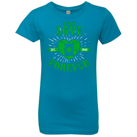 T-Shirts Turquoise / YXS True Love Forever Lantern Girls Premium T-Shirt