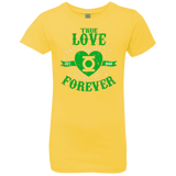 T-Shirts Vibrant Yellow / YXS True Love Forever Lantern Girls Premium T-Shirt