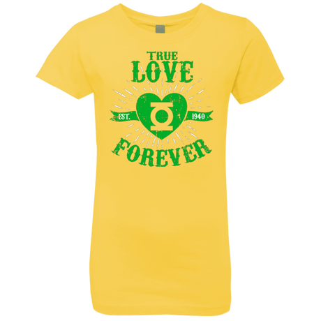 T-Shirts Vibrant Yellow / YXS True Love Forever Lantern Girls Premium T-Shirt