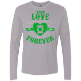T-Shirts Heather Grey / Small True Love Forever Lantern Men's Premium Long Sleeve