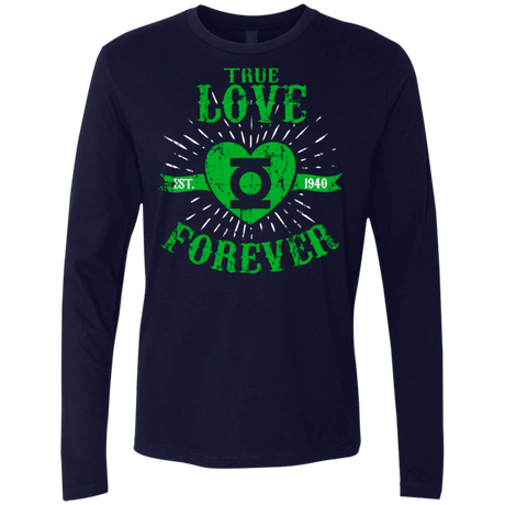 T-Shirts Midnight Navy / Small True Love Forever Lantern Men's Premium Long Sleeve