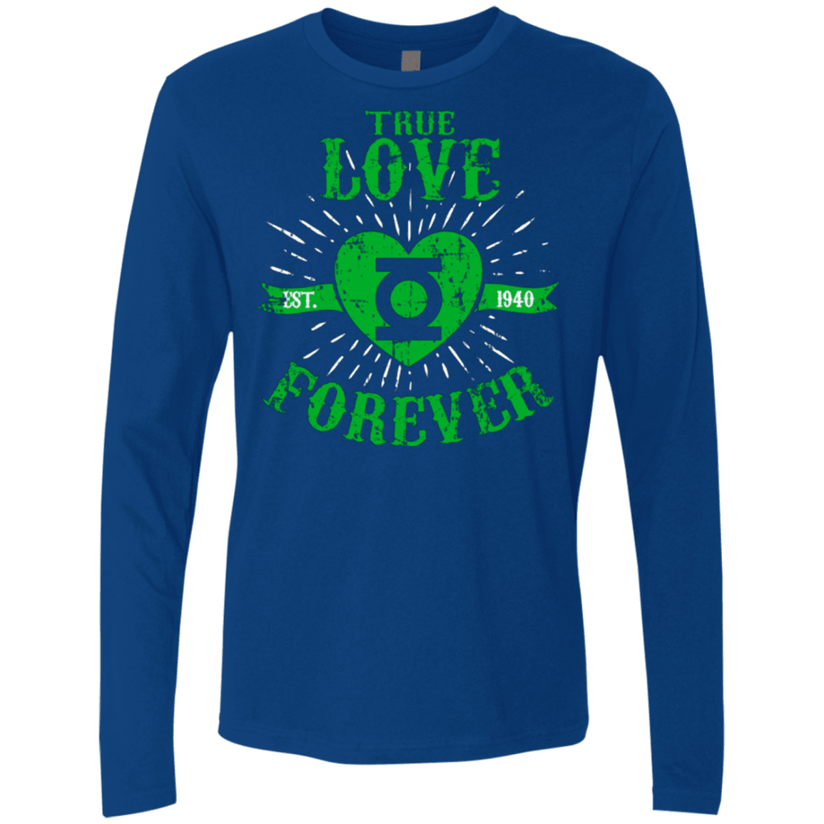 T-Shirts Royal / Small True Love Forever Lantern Men's Premium Long Sleeve