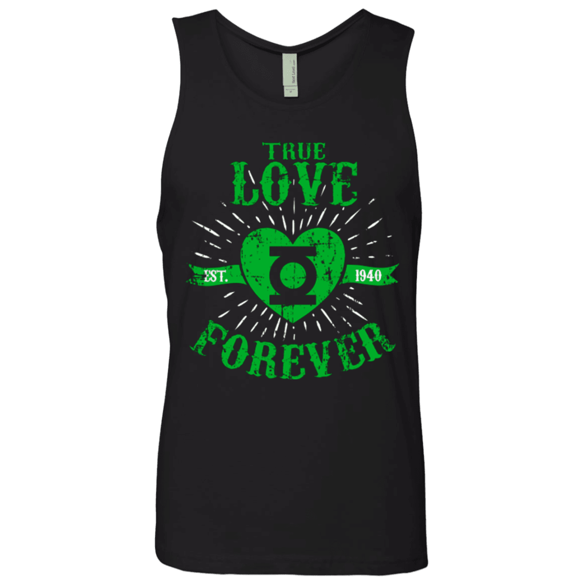 T-Shirts Black / Small True Love Forever Lantern Men's Premium Tank Top