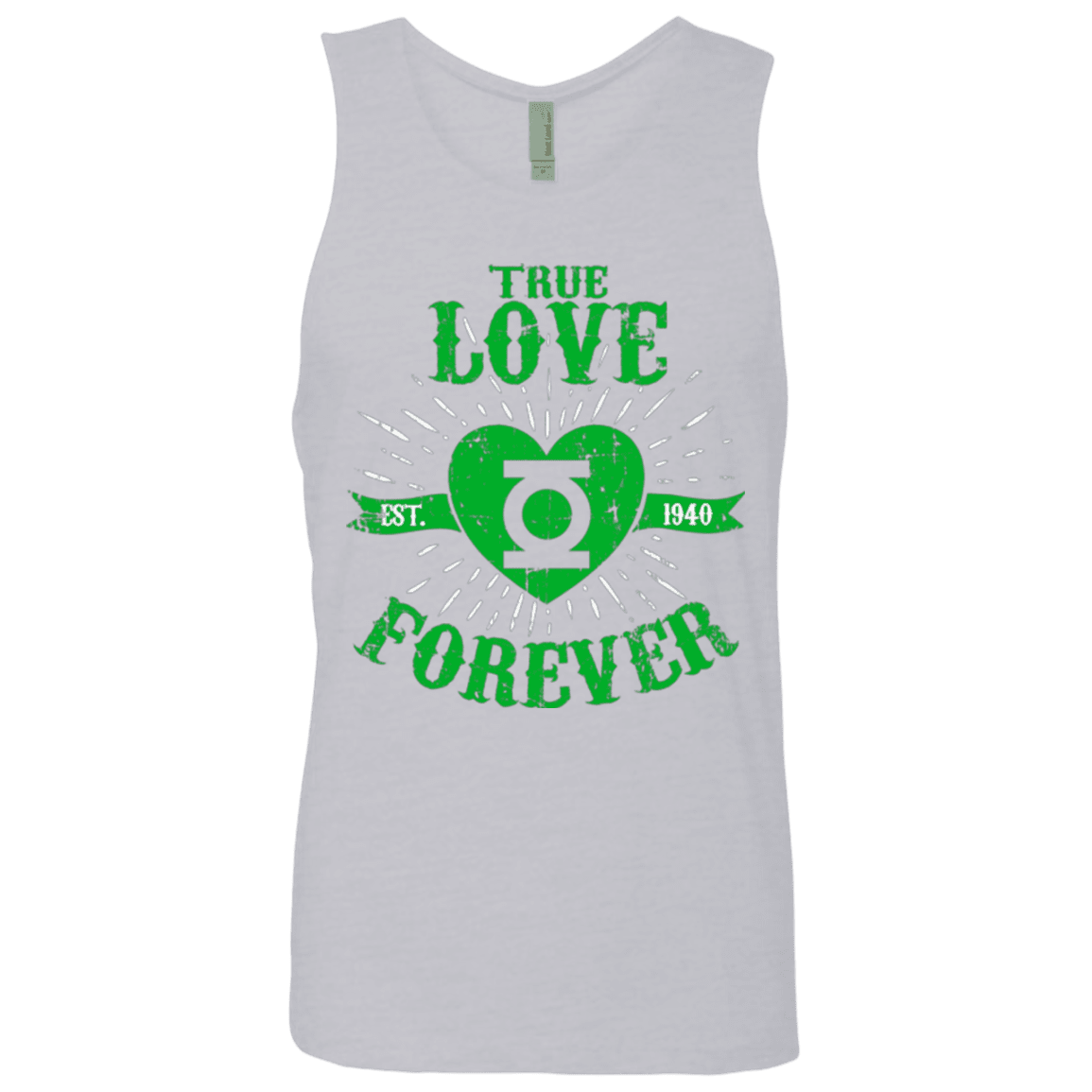 T-Shirts Heather Grey / Small True Love Forever Lantern Men's Premium Tank Top