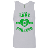 T-Shirts Heather Grey / Small True Love Forever Lantern Men's Premium Tank Top