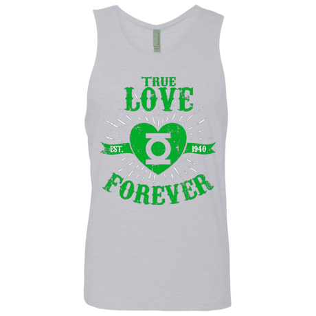 T-Shirts Heather Grey / Small True Love Forever Lantern Men's Premium Tank Top