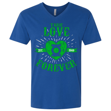 T-Shirts Royal / X-Small True Love Forever Lantern Men's Premium V-Neck