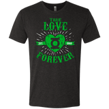 T-Shirts Vintage Black / Small True Love Forever Lantern Men's Triblend T-Shirt