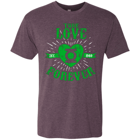 T-Shirts Vintage Purple / Small True Love Forever Lantern Men's Triblend T-Shirt