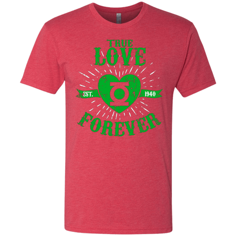 T-Shirts Vintage Red / Small True Love Forever Lantern Men's Triblend T-Shirt