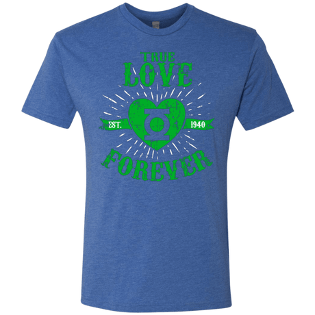T-Shirts Vintage Royal / Small True Love Forever Lantern Men's Triblend T-Shirt