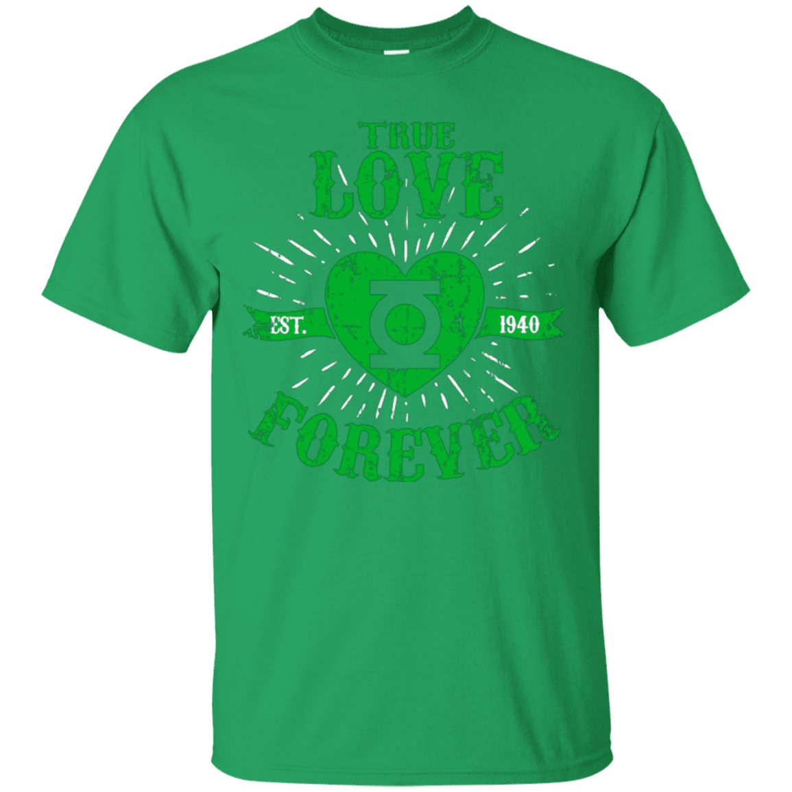 T-Shirts Irish Green / Small True Love Forever Lantern T-Shirt