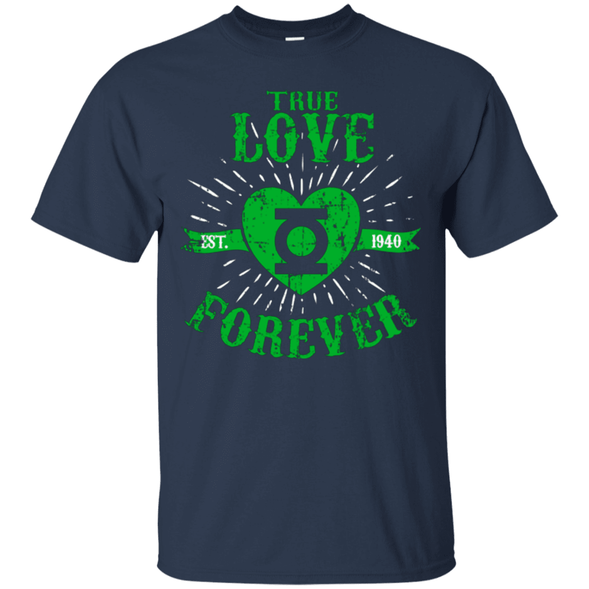 T-Shirts Navy / Small True Love Forever Lantern T-Shirt