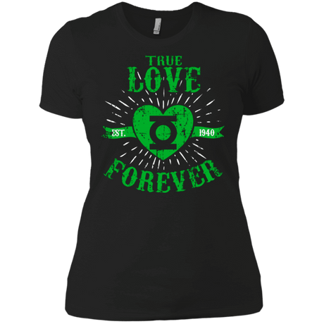 T-Shirts Black / X-Small True Love Forever Lantern Women's Premium T-Shirt