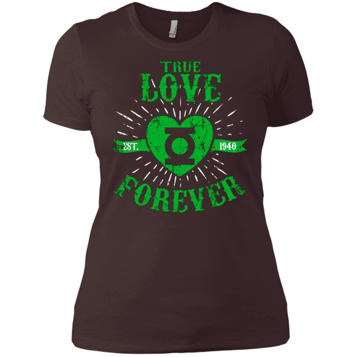T-Shirts Dark Chocolate / X-Small True Love Forever Lantern Women's Premium T-Shirt