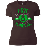 T-Shirts Dark Chocolate / X-Small True Love Forever Lantern Women's Premium T-Shirt