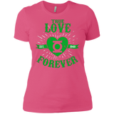T-Shirts Hot Pink / X-Small True Love Forever Lantern Women's Premium T-Shirt