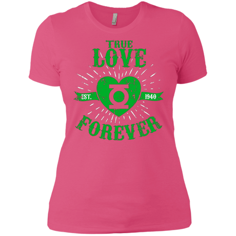 T-Shirts Hot Pink / X-Small True Love Forever Lantern Women's Premium T-Shirt