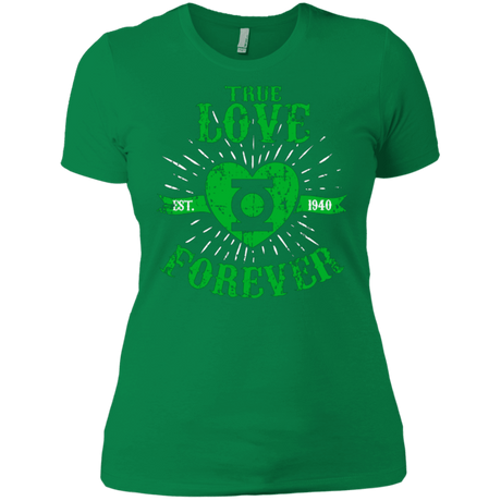 T-Shirts Kelly Green / X-Small True Love Forever Lantern Women's Premium T-Shirt