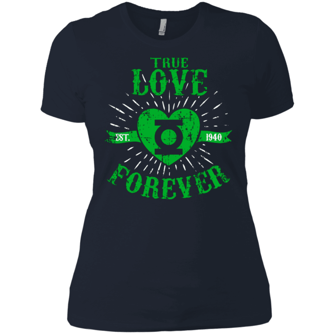 T-Shirts Midnight Navy / X-Small True Love Forever Lantern Women's Premium T-Shirt