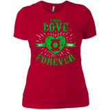 T-Shirts Red / X-Small True Love Forever Lantern Women's Premium T-Shirt
