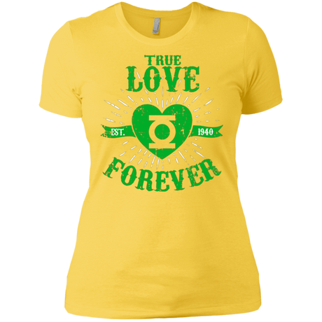 T-Shirts Vibrant Yellow / X-Small True Love Forever Lantern Women's Premium T-Shirt