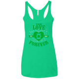 T-Shirts Envy / X-Small True Love Forever Lantern Women's Triblend Racerback Tank