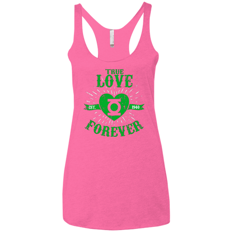 T-Shirts Vintage Pink / X-Small True Love Forever Lantern Women's Triblend Racerback Tank
