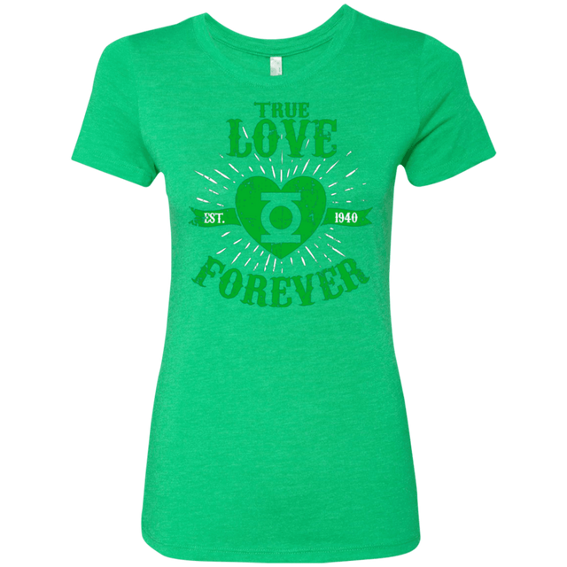 T-Shirts Envy / Small True Love Forever Lantern Women's Triblend T-Shirt