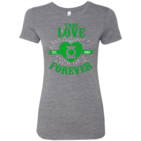 T-Shirts Premium Heather / Small True Love Forever Lantern Women's Triblend T-Shirt