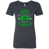 T-Shirts Vintage Navy / Small True Love Forever Lantern Women's Triblend T-Shirt