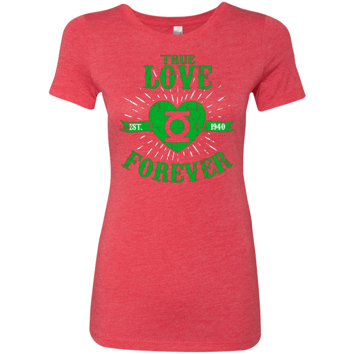 T-Shirts Vintage Red / Small True Love Forever Lantern Women's Triblend T-Shirt