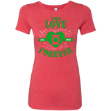 T-Shirts Vintage Red / Small True Love Forever Lantern Women's Triblend T-Shirt