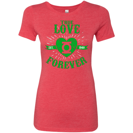 T-Shirts Vintage Red / Small True Love Forever Lantern Women's Triblend T-Shirt